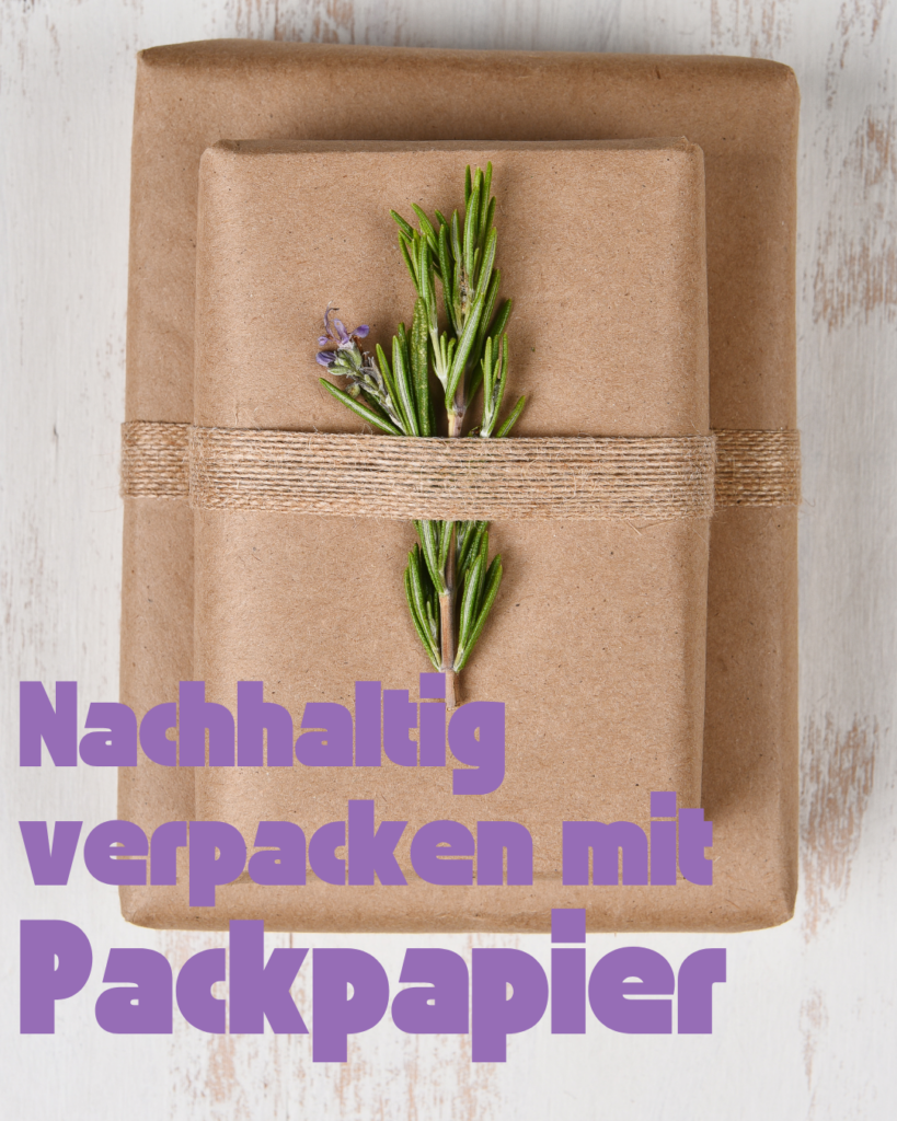 Nachhaltig verpacken mit Packpapier