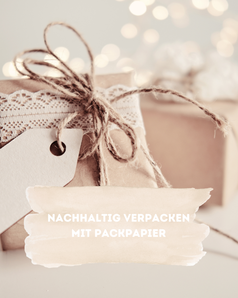Geschenke kreativ einpacken mit Packpapier